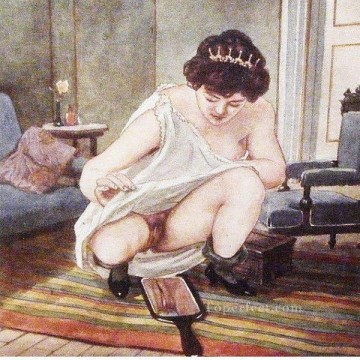 禁断とセクシー Painting - 膣ゲルダ・ウェゲナーエロティックアダルトを見る